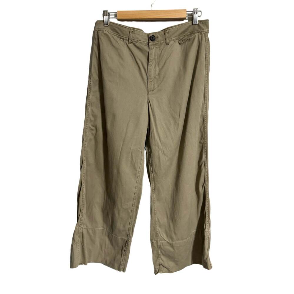 Madewell Wide Leg Cropped Pants Size 31